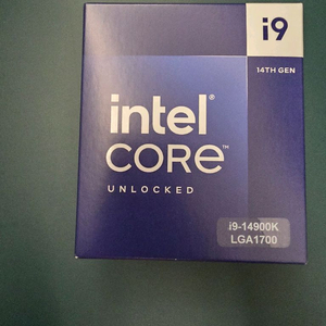 인텔 코어 i9-14900K 14세대 CPU (미개봉)