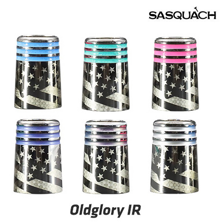 새스콰치 미스티코 올드글로리 알루미늄 테이퍼 아이언용 페럴 [9.4 x 20 x 13.4mm]--0