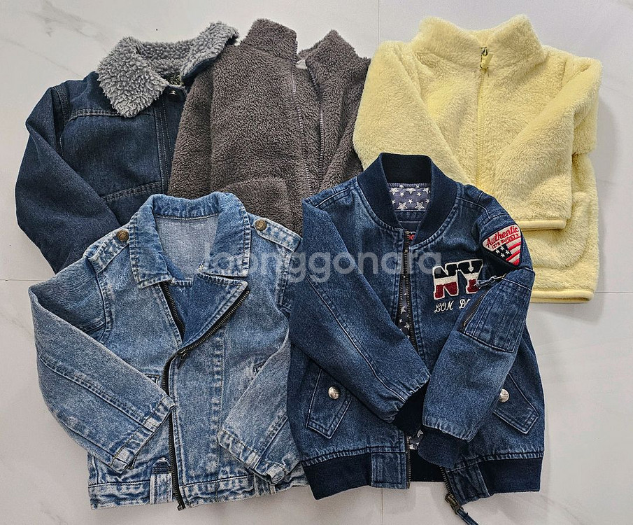 유아옷 자켓 점퍼 패딩 후리스 등(90~100사이즈)--0