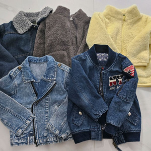 유아옷 자켓 점퍼 패딩 후리스 등(90~100사이즈)