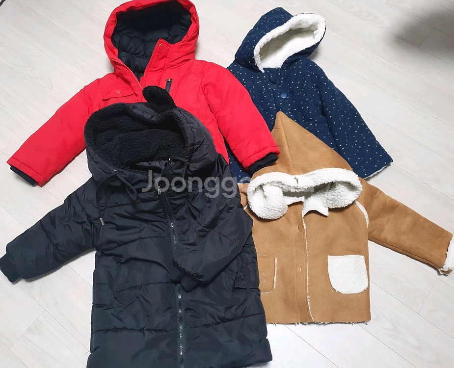 유아옷 자켓 점퍼 패딩 후리스 등(90~100사이즈)--1