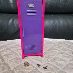 인형 미니어쳐 미국 철제 로커형 보관함 (인테리어 빈티지 미니 철제 정리 캐비넷 락커룸 수납장)