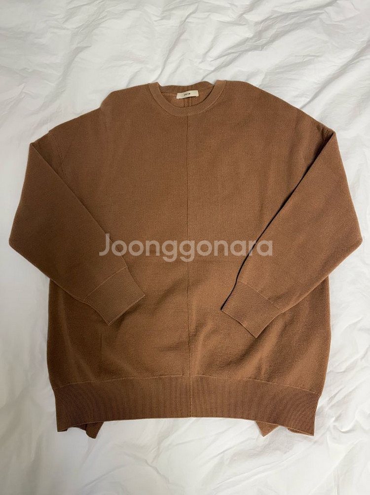 한섬 시스템 - 카멜컬러 니트탑--0