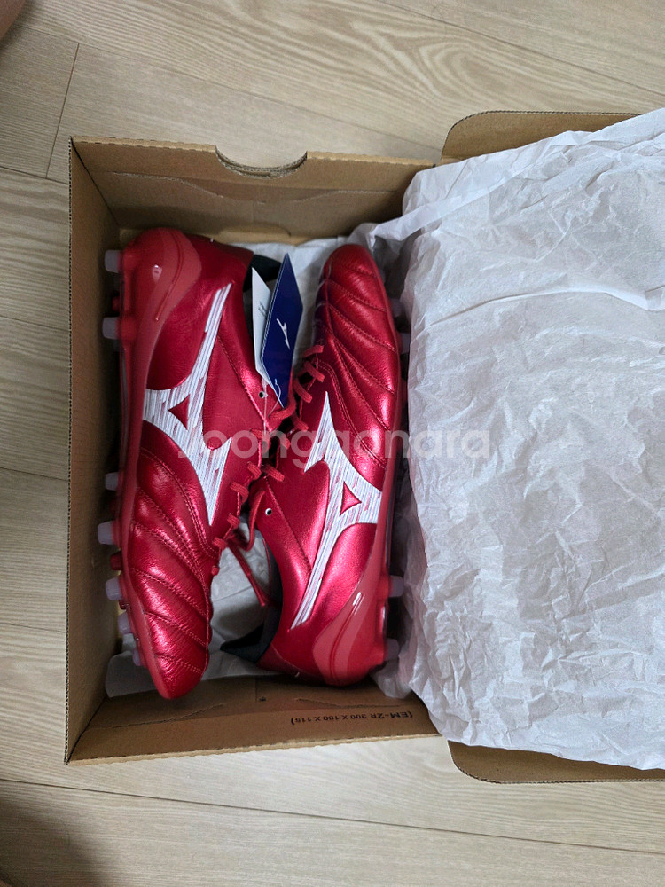 미즈노 모렐리아 네오4 엘리트 ag 265 루비레드팩--0