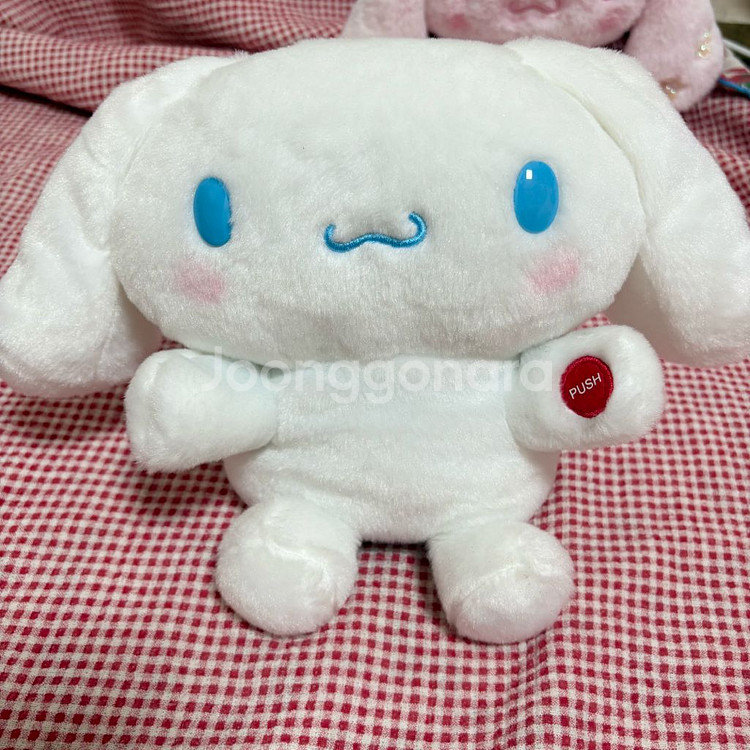 산리오 시나모롤 핸드퍼펫 인형, 벚꽃 인형, 키링--1