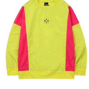 fcmm 컬러블럭 레트로 윈드브레이커 네온컬러 M