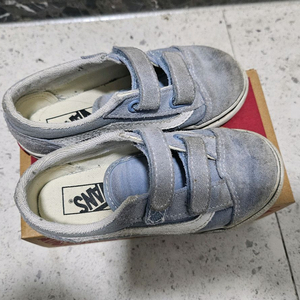 반스 키즈 올드스쿨 벨크로 160 더스티블루