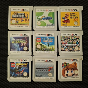 닌텐도 3ds 게임 카트리지 9종 일괄 (마리오, 요시, 스타폭스, 레고)