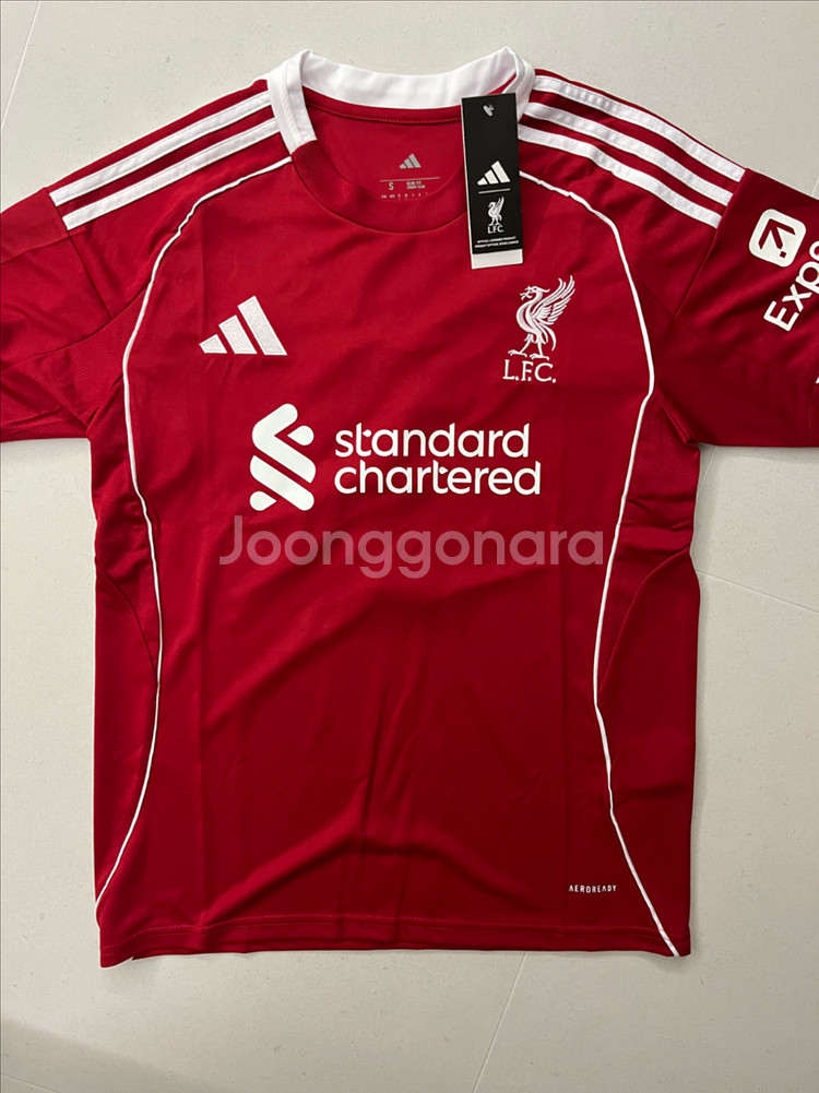 리버풀 25/26 홈 유니폼 (택 포함)--0