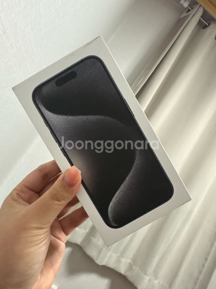 아이폰 15프로 256 블랙--0