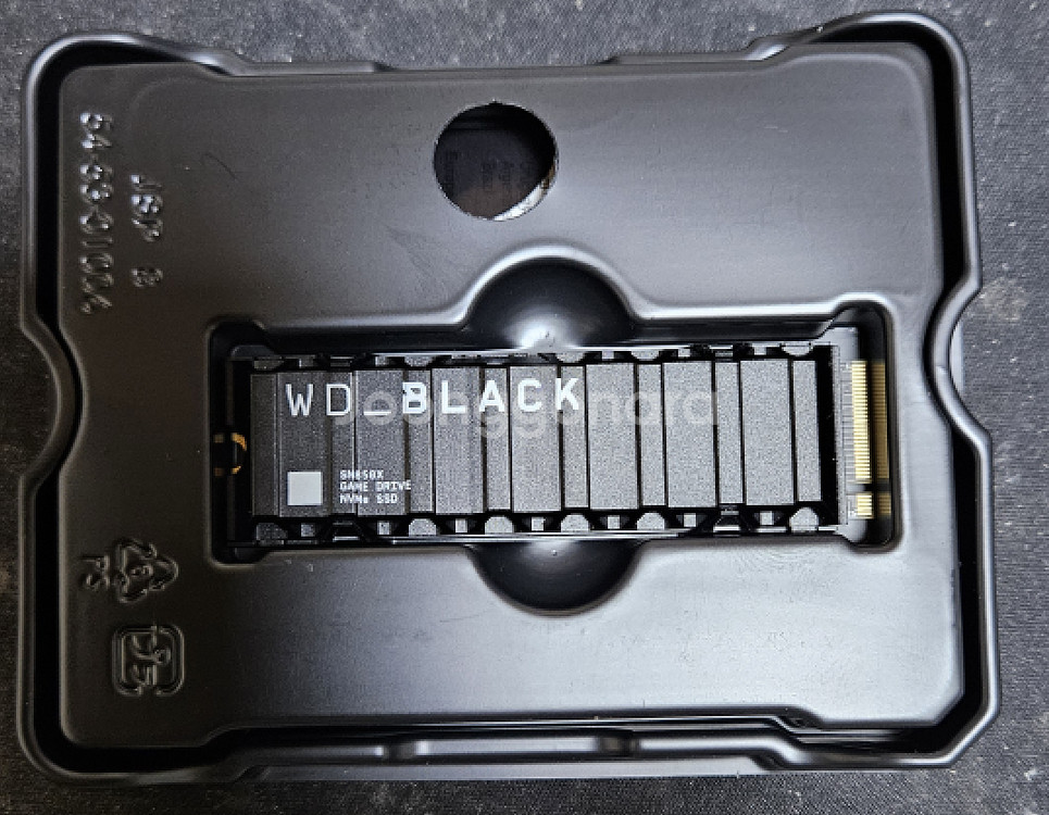 WD BLACK SN850X NVMe SSD 2TB 히트싱크 -미사용--0