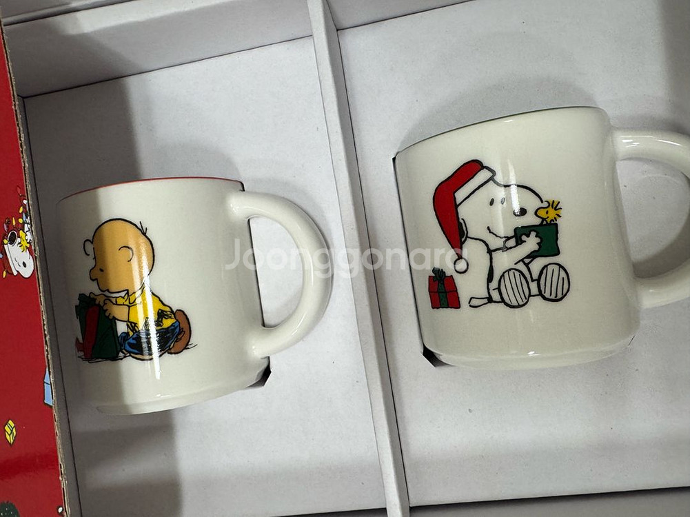 코렐 스누피 크리스마스 6피스 세트--1