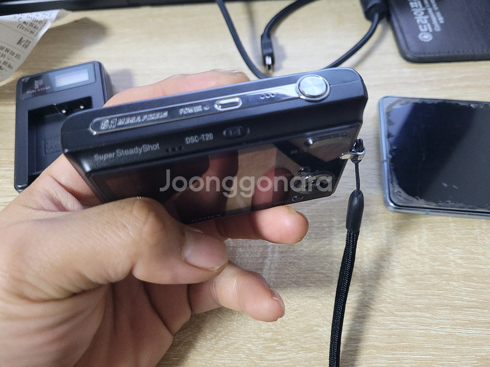 소니 사이버샷 디카 디지털카메라 DSC-T20 레트로--5