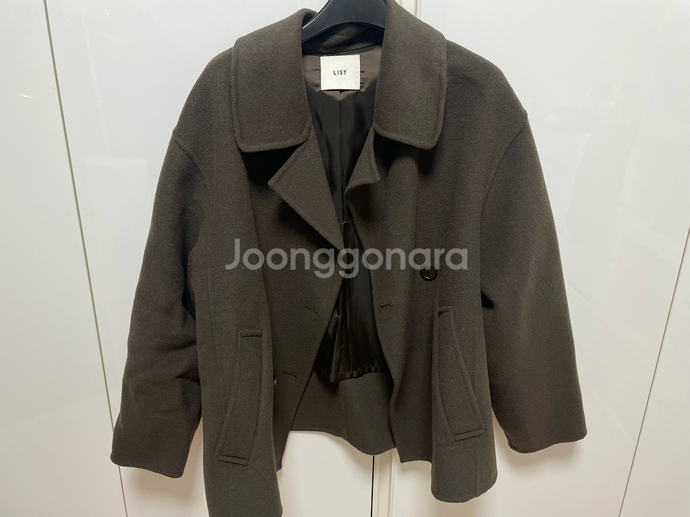 리스트 카키색 코트--0