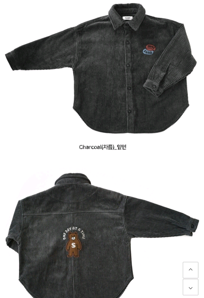 가격내림) 수아비 골덴자켓 XL사이즈 새상품--3