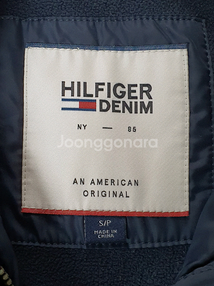 TOMMY HILFIGER 타미 힐피거 여성 아가일엠보싱 패딩--3