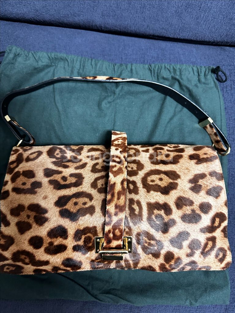 타임 레오파드 송치 가방--0