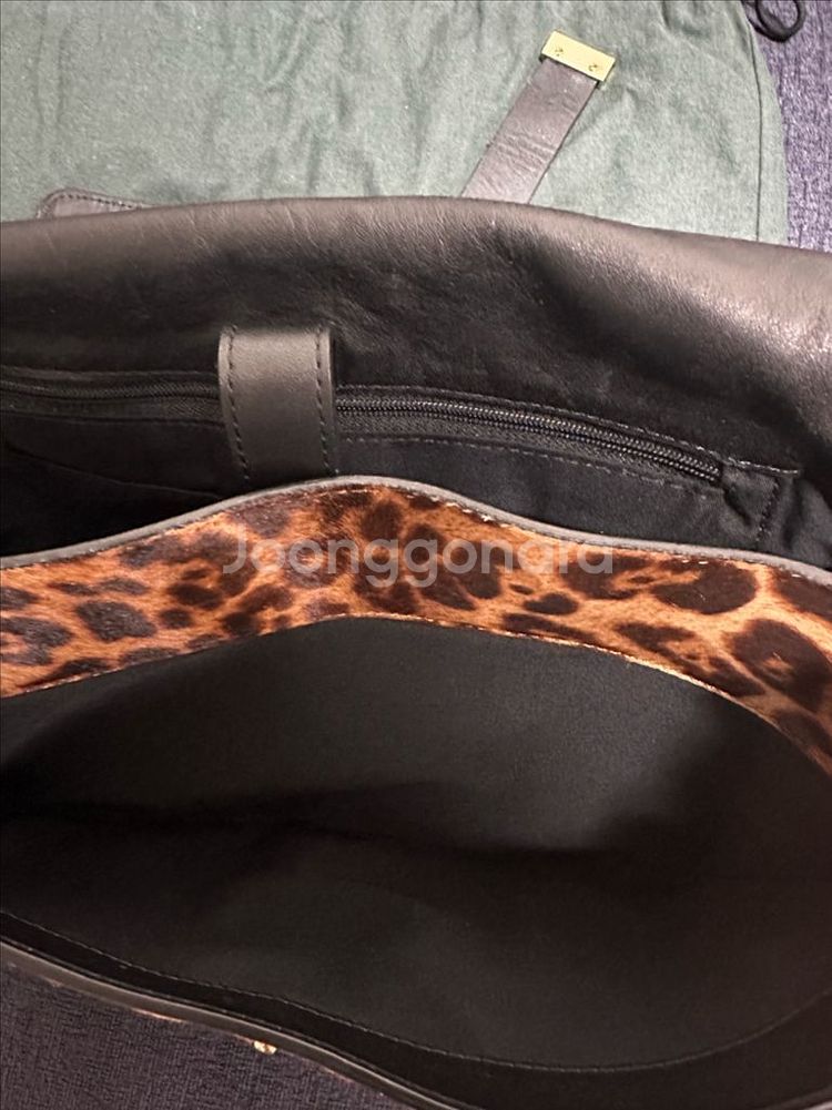 타임 레오파드 송치 가방--3