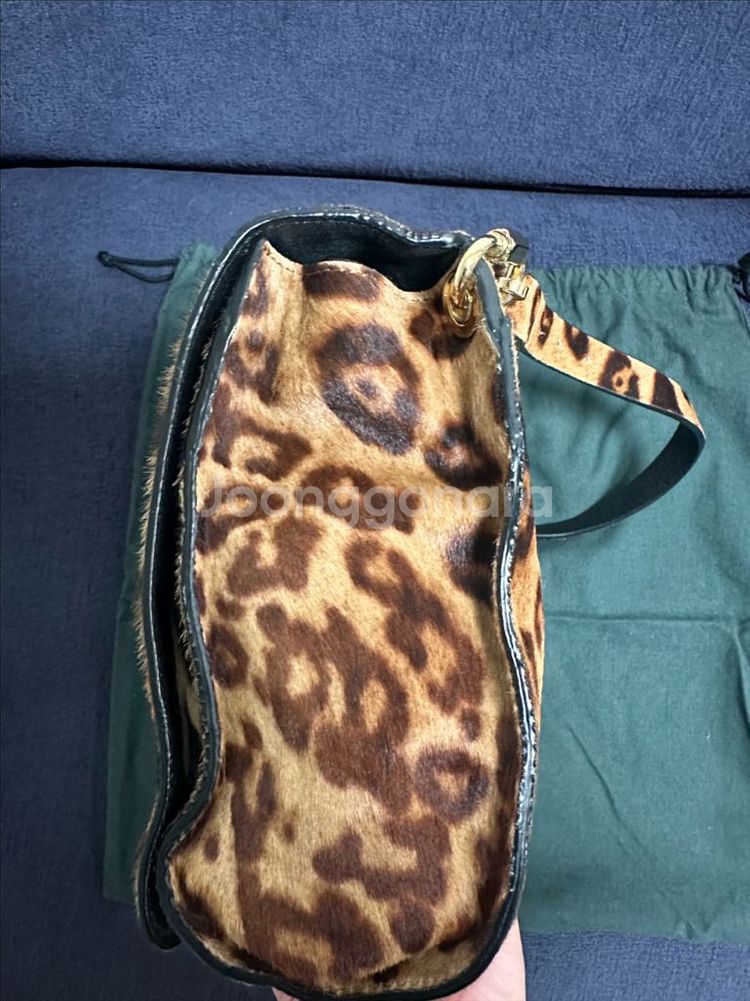 타임 레오파드 송치 가방--2