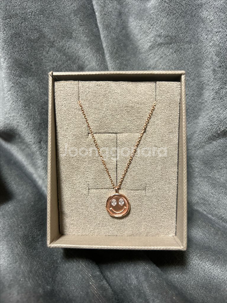 14k 스마일 코인 목걸이--0