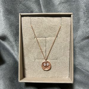 14k 스마일 코인 목걸이