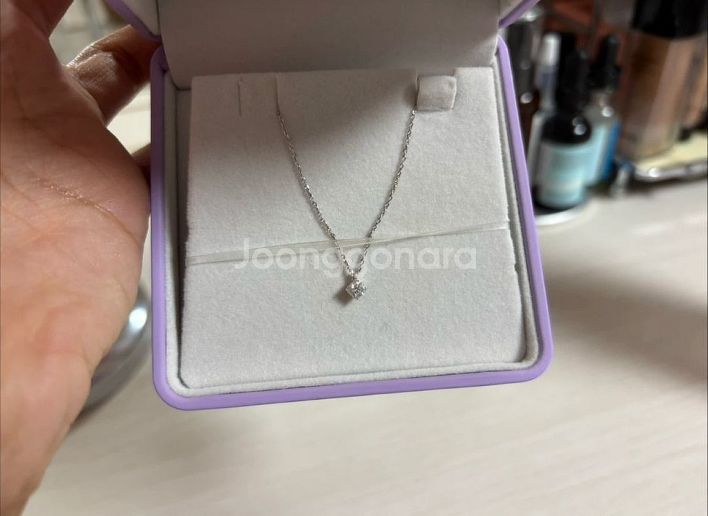 골든듀 모닝듀2 2c 다이아목걸이--0