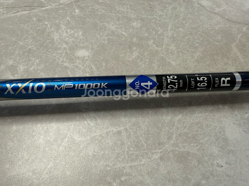 정품) A급 젝시오 mp1000k 우드 4번 16.5도 R--5