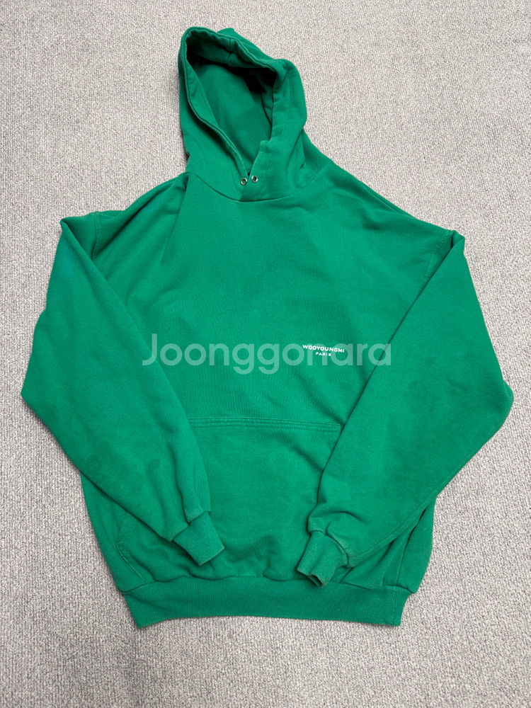 우영미 백로고 후드티(정품)--0