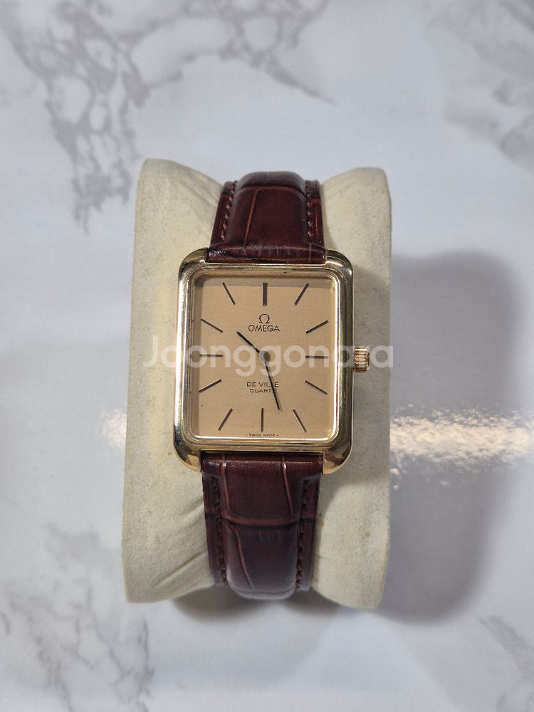 오메가 드빌 탱크 18K 시계--0