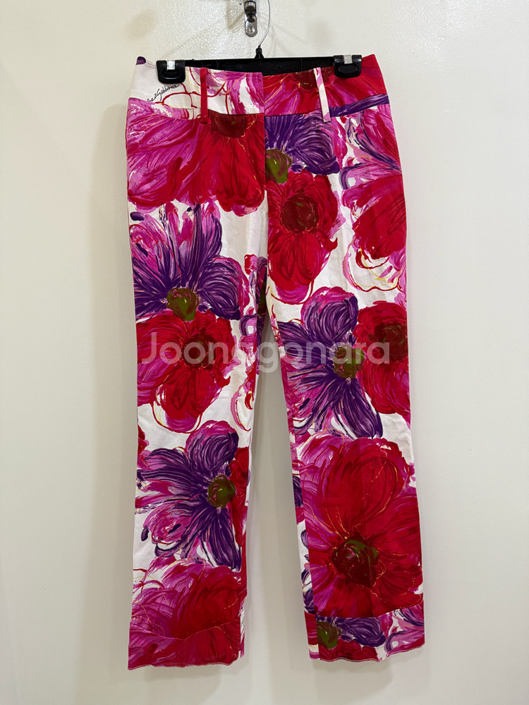 돌체앤가바나 플라워 팬츠 정품--0