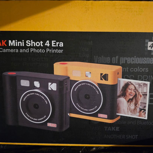 [미개봉 새제품] 코닥 미니샷4 ERA 즉석카메라 MS400 색상 블랙
