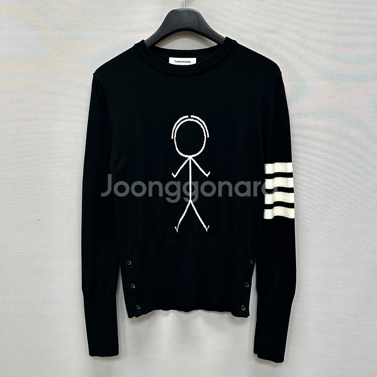 톰브라운 인타르시아 사선완장 울 니트 ( 77 )--0