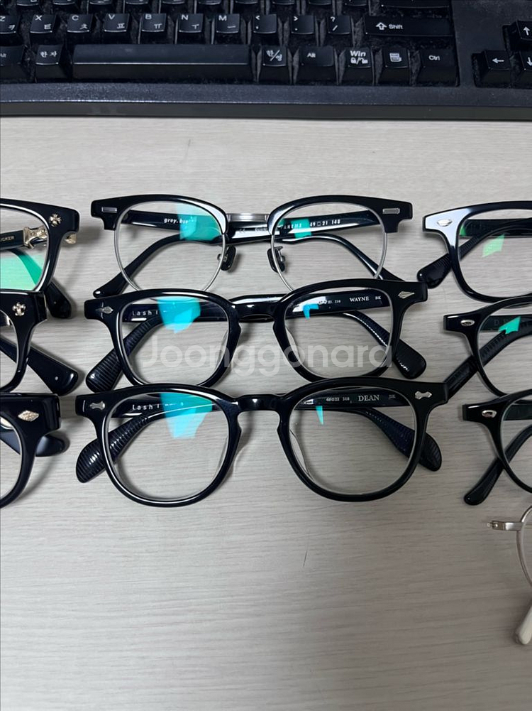 크롬하츠 페이크미 래쉬 디프레임 안경--2