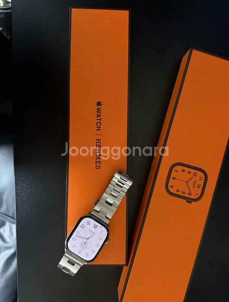 애플워치10 에르메스46mm+사티네GRAND H L+오--0