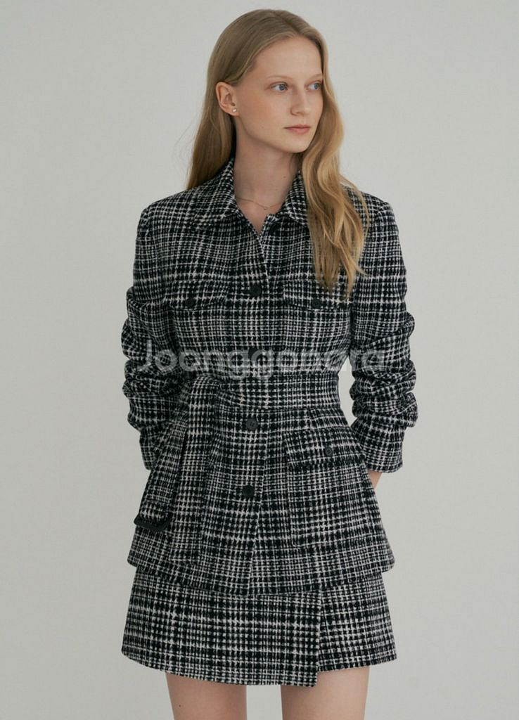 시에 sie 도버 벨티드 셋업 스몰 재킷 트라우저--0