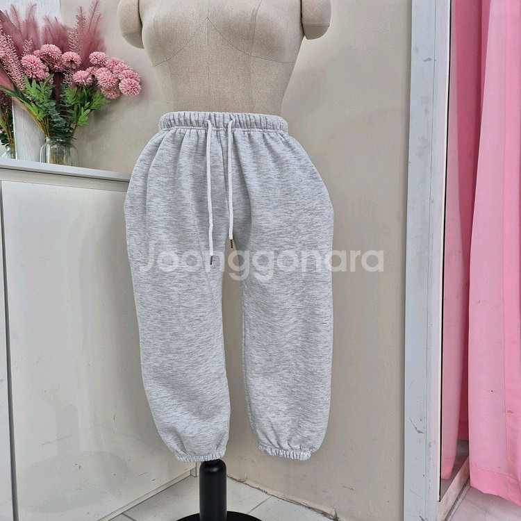 기모 밴딩 조거 팬츠 (백염)--1