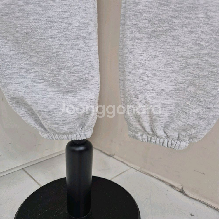 기모 밴딩 조거 팬츠 (백염)--4