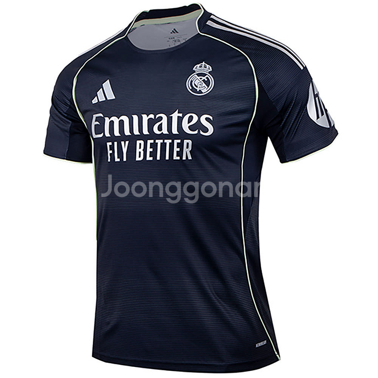 [3XL] 25-26 레알마드리드 어웨이 반팔 셔츠 (새상품)--0