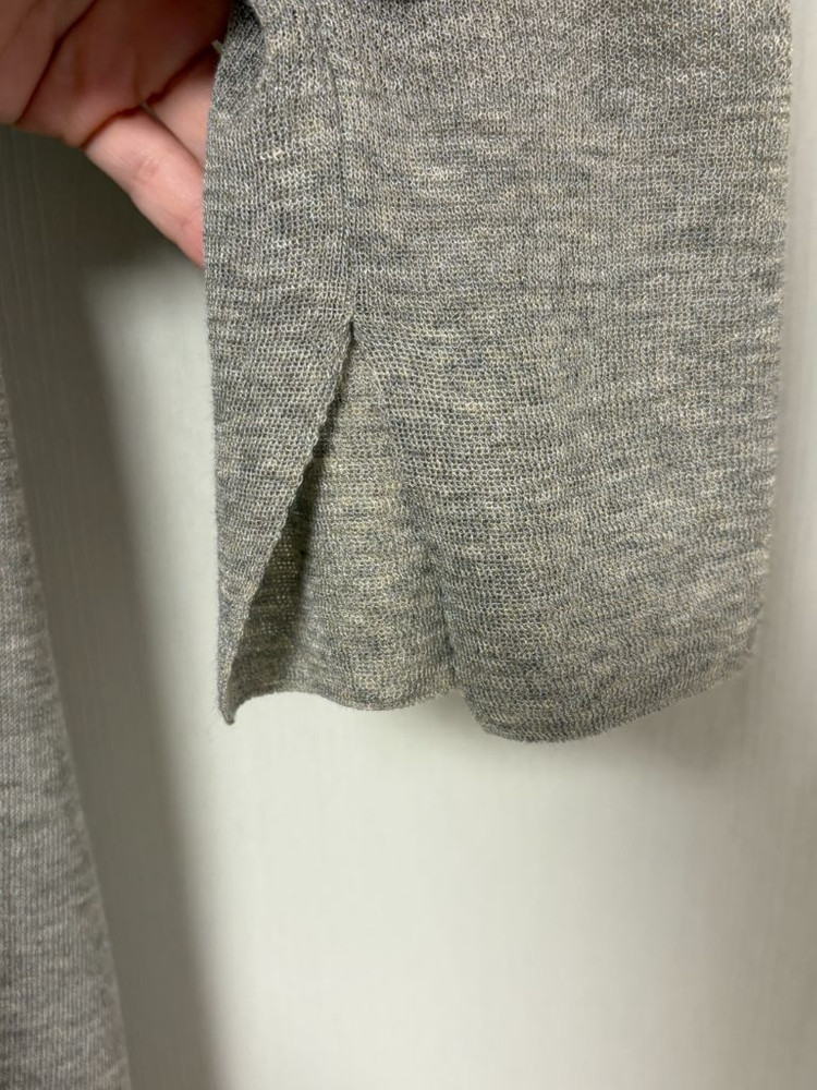 (새상품) 도호 롱니트가디건 그레이--3