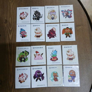 무료배송 쿠키런 띠부씰 2개 선택 흑당맛쿠키 쿠키런킹덤 이미지