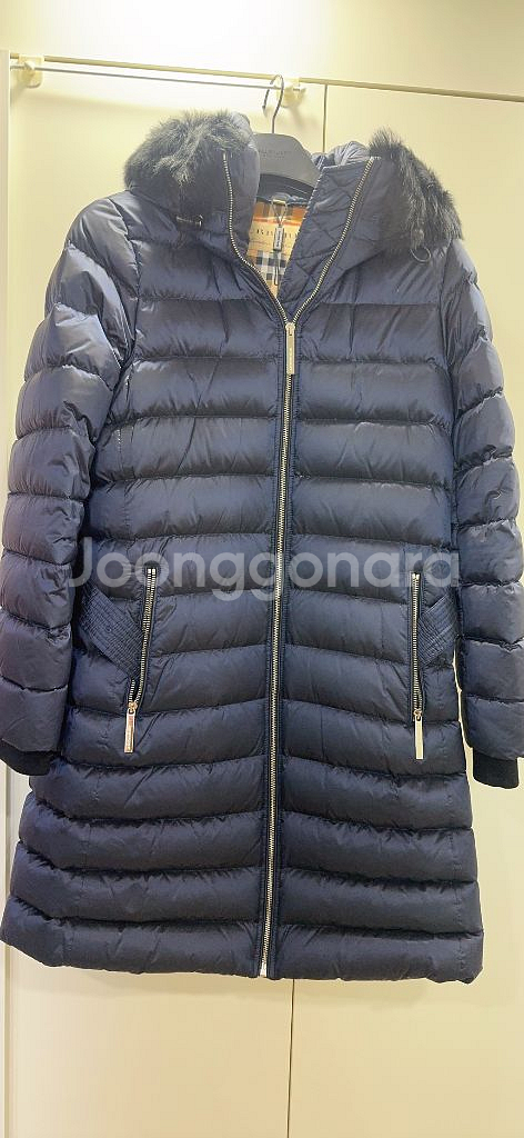 버버리 여성 롱패딩 L사이즈--0