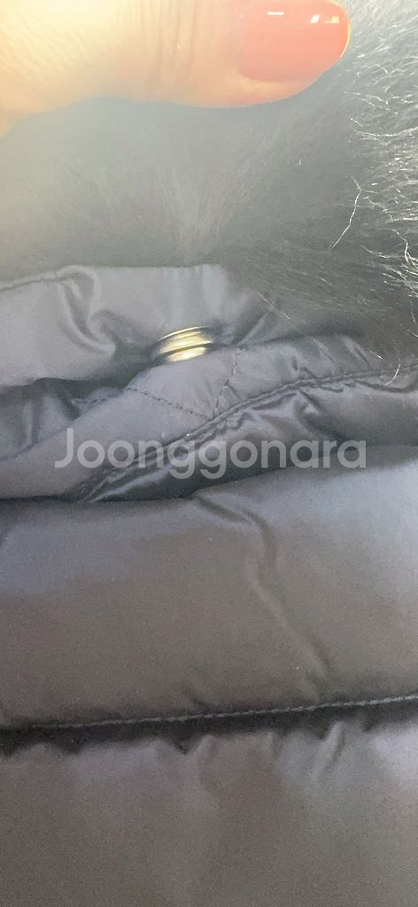 버버리 여성 롱패딩 L사이즈--5