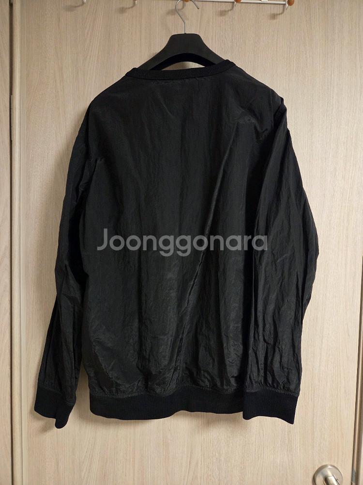 [XL]스톤아일랜드 나일론메탈 맨투맨 블랙--3