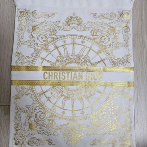 정품) 디올 홀리데이 화이트 스트링 파우치 (코스메틱)