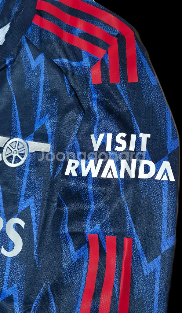 25 26 아스날 어웨이 사카 긴팔 유니폼 L 어센틱--4