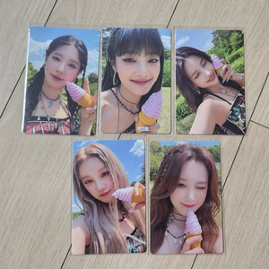 2023 여자아이들 프리티콘 네버랜드존 포토카드+우기 엽서 일괄 판매