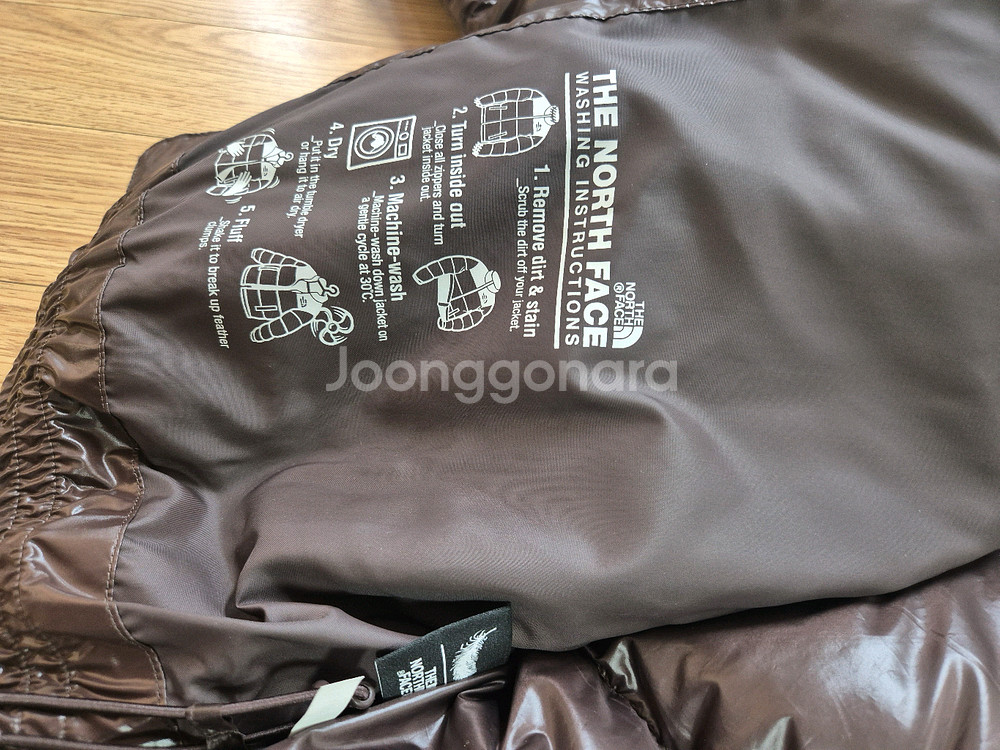 노스페이스 네오퍼피 브라운m90--7