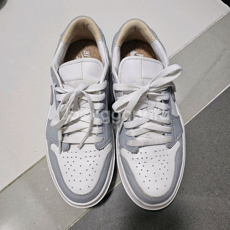 조던 1 로우 우먼스 화이트 앤 울프그레이 250--1