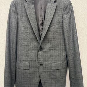 띠어리 울100 간절기 체크 블레이저 (55~66)