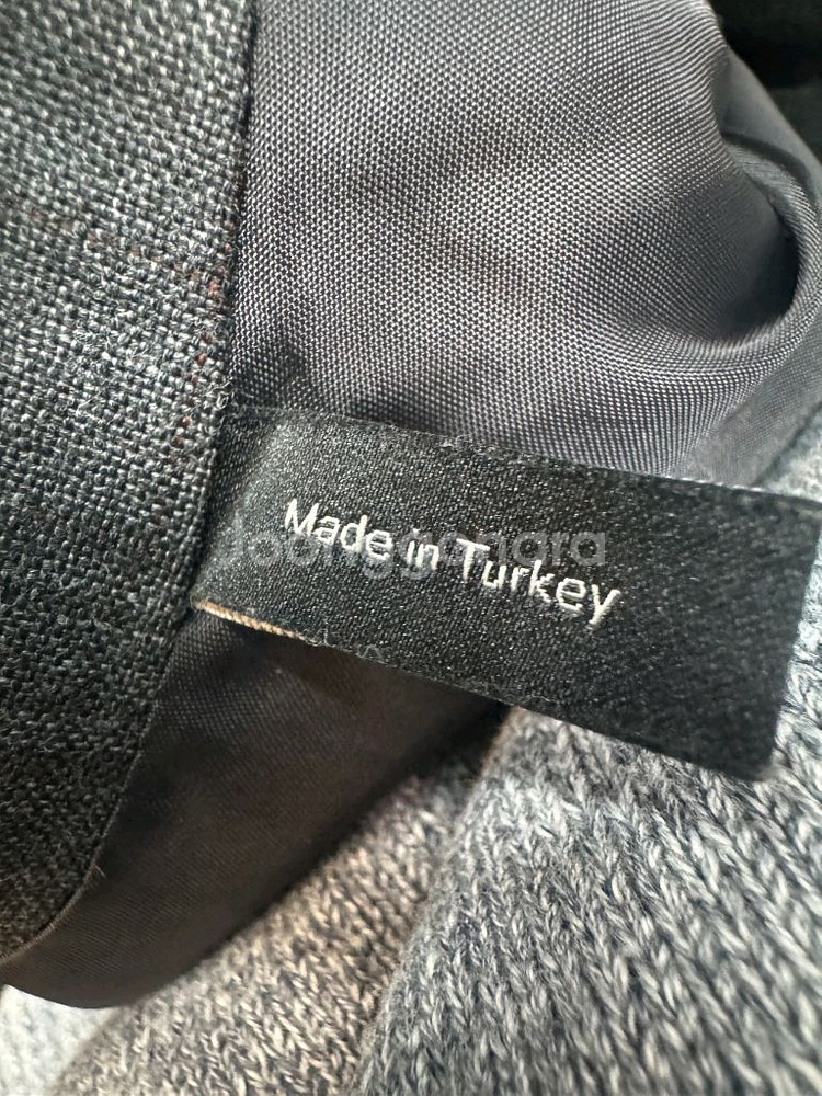 띠어리 울100 간절기 체크 블레이저 (55~66)--4